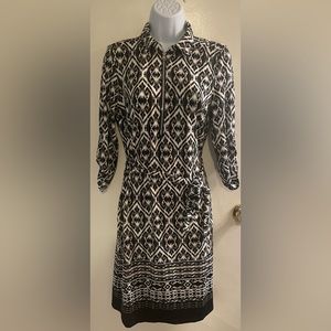 NWT women’s long sleeve tribal print dress